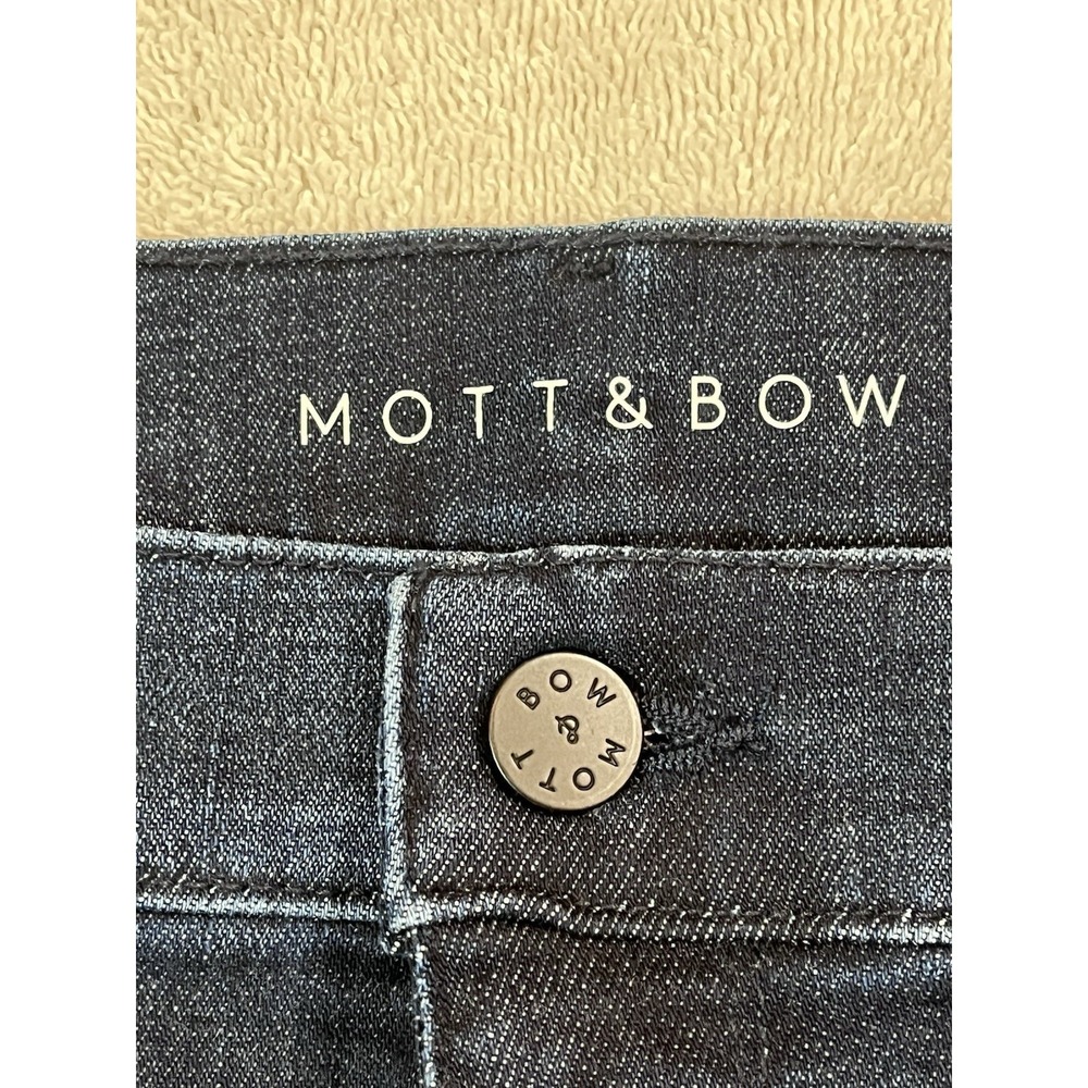 Mott & Bow Wooster Slim Fit Jeans Men 34x30 Dark Wash Indigo Blue Stretch - Picture 4 of 8